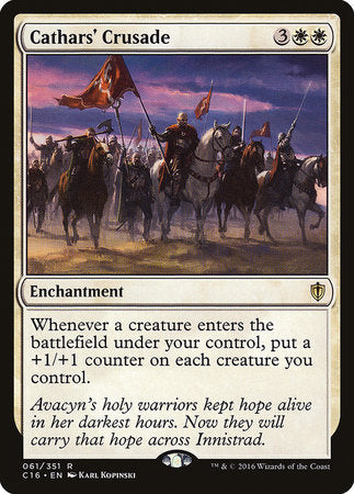 Cathars' Crusade [Commander 2016] | Jomio and Rueliete's Cards and Comics