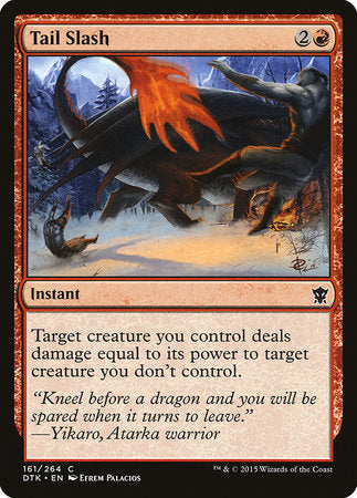 Tail Slash [Dragons of Tarkir] | Jomio and Rueliete's Cards and Comics
