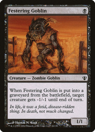 Festering Goblin [Archenemy] | Jomio and Rueliete's Cards and Comics