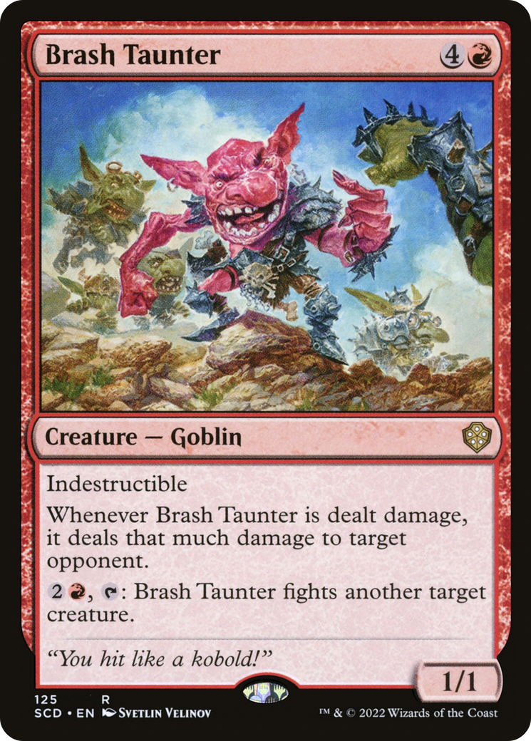 Brash Taunter [Starter Commander Decks] | Jomio and Rueliete's Cards and Comics