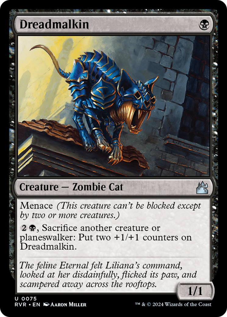 Dreadmalkin [Ravnica Remastered] | Jomio and Rueliete's Cards and Comics