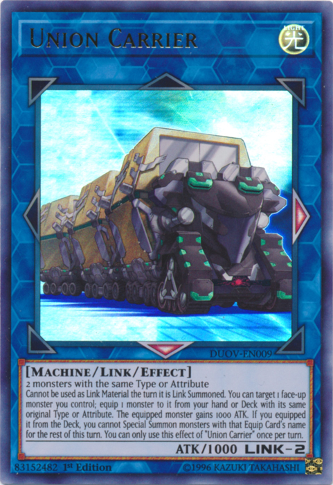 Union Carrier [DUOV-EN009] Ultra Rare | Jomio and Rueliete's Cards and Comics
