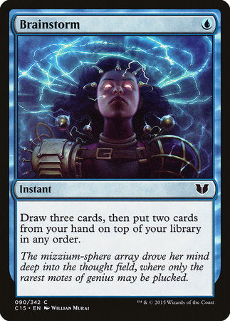 Brainstorm [Commander 2015] | Jomio and Rueliete's Cards and Comics