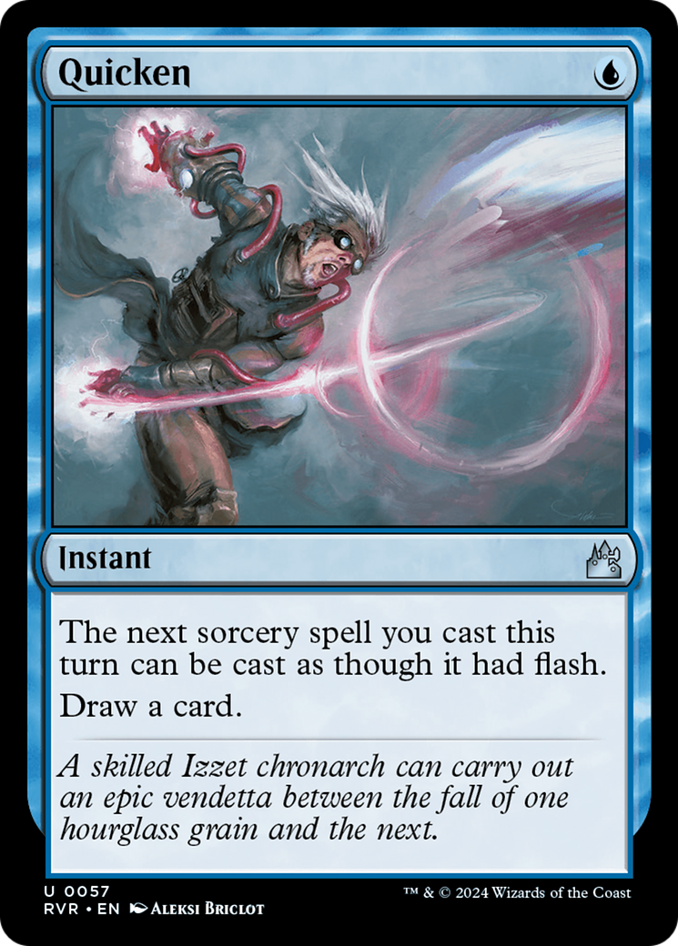 Quicken [Ravnica Remastered] | Jomio and Rueliete's Cards and Comics