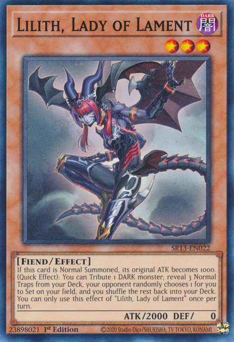 Lilith, Lady of Lament [SR13-EN022] Common | Jomio and Rueliete's Cards and Comics