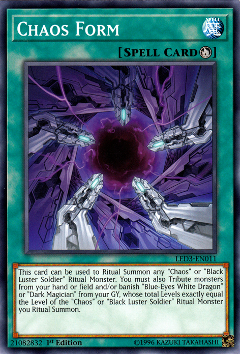 Chaos Form [LED3-EN011] Common | Jomio and Rueliete's Cards and Comics