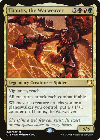 Thantis, the Warweaver [Commander 2018] | Jomio and Rueliete's Cards and Comics