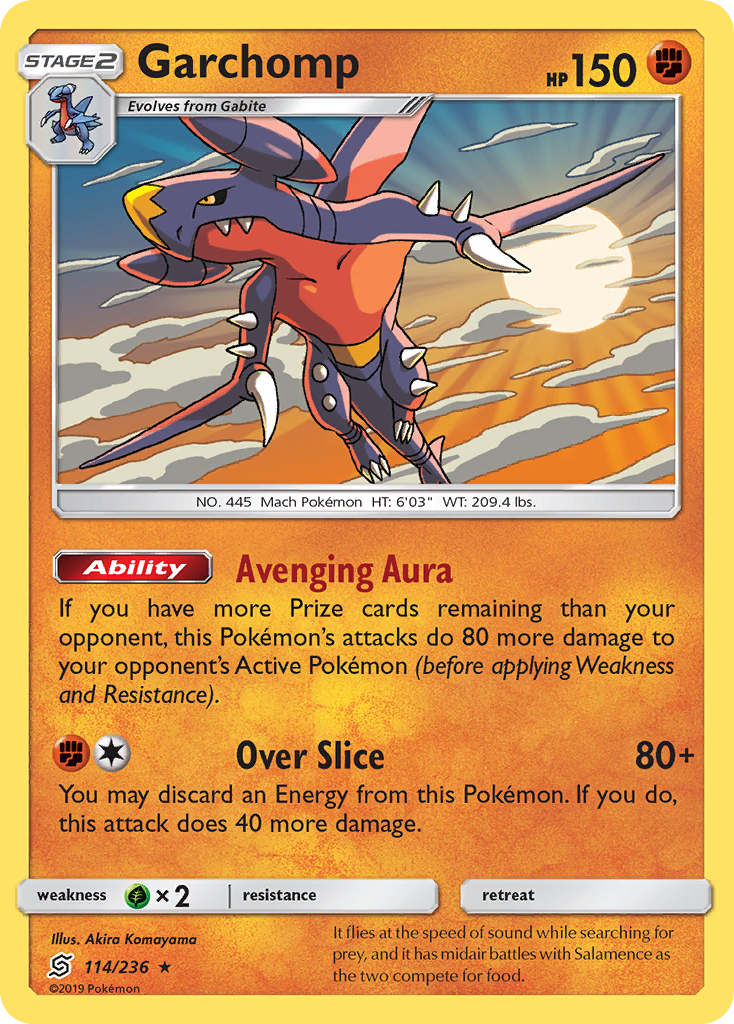 Garchomp (114/236) [Sun & Moon: Unified Minds] | Jomio and Rueliete's Cards and Comics