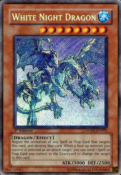 White Night Dragon [ANPR-EN092] Secret Rare | Jomio and Rueliete's Cards and Comics