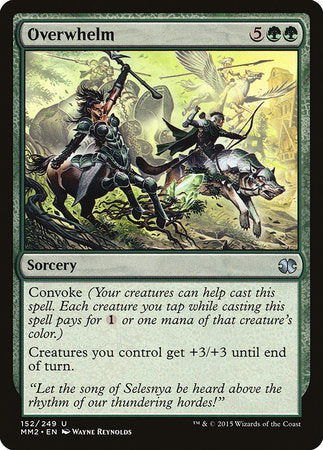 Overwhelm [Modern Masters 2015] | Jomio and Rueliete's Cards and Comics