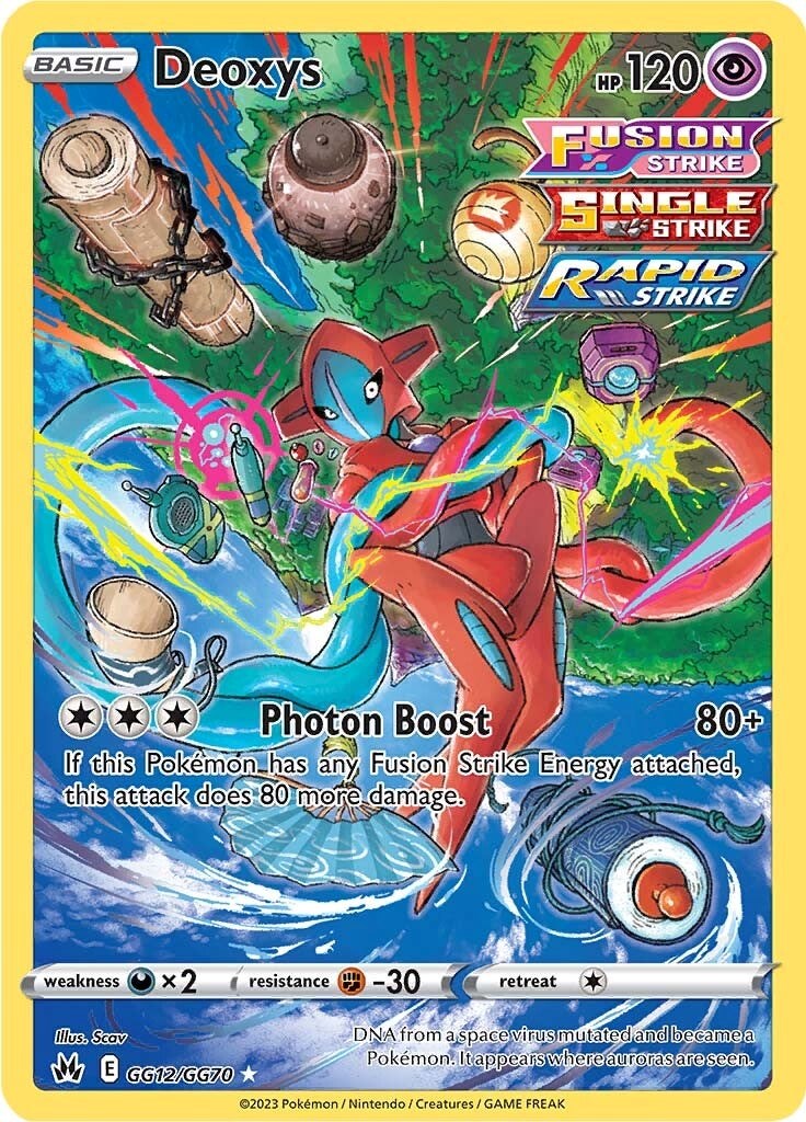 Deoxys (GG12/GG70) [Sword & Shield: Crown Zenith] | Jomio and Rueliete's Cards and Comics