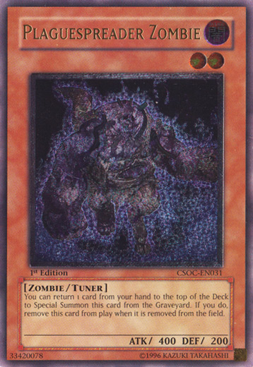 Plaguespreader Zombie (UTR) [CSOC-EN031] Ultimate Rare | Jomio and Rueliete's Cards and Comics