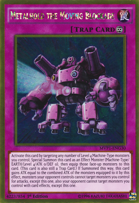 Metalhold the Moving Blockade [MVP1-ENG30] Gold Rare | Jomio and Rueliete's Cards and Comics