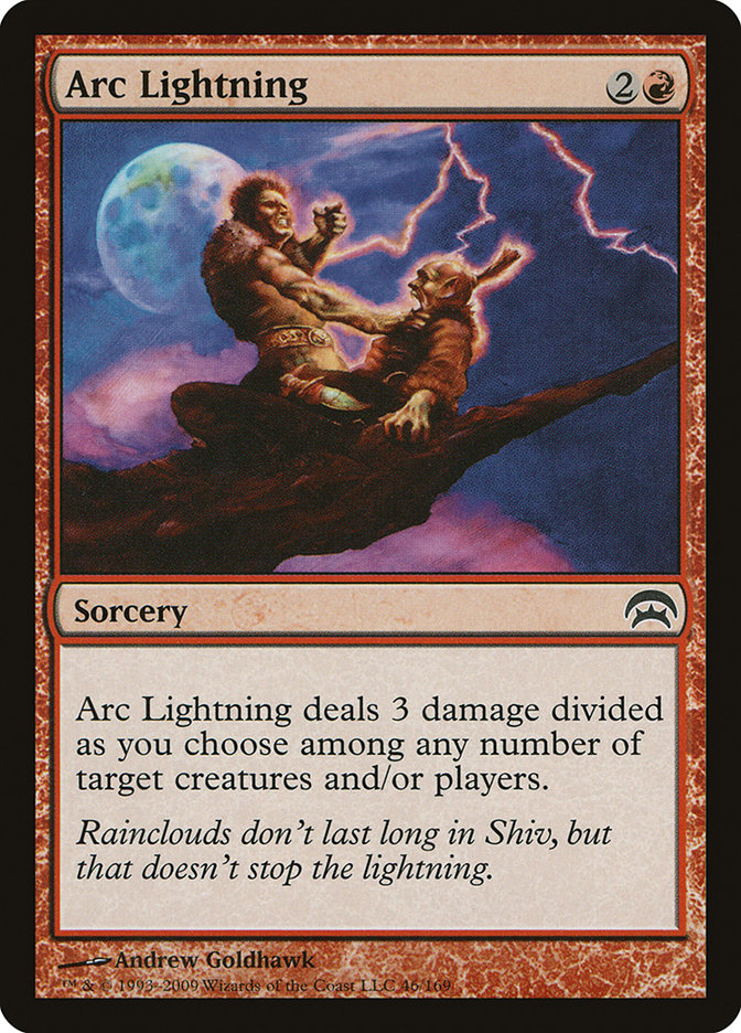 Arc Lightning [Planechase] | Jomio and Rueliete's Cards and Comics