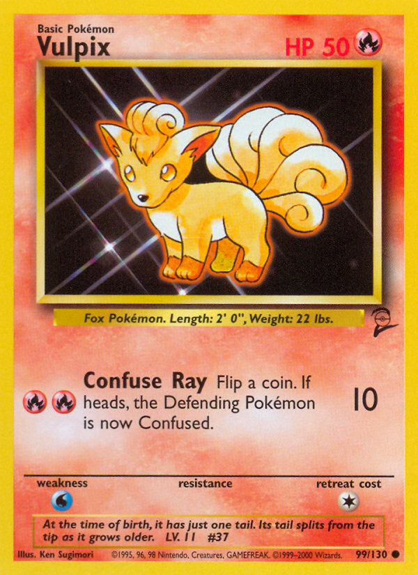 Vulpix (99/130) [Base Set 2] | Jomio and Rueliete's Cards and Comics