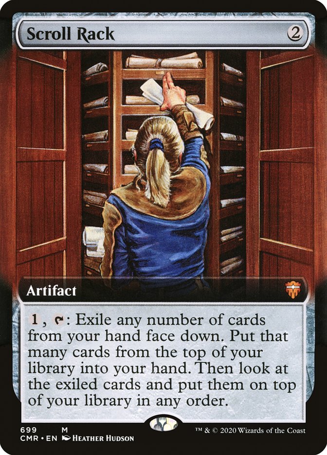Scroll Rack (Extended Art) [Commander Legends] | Jomio and Rueliete's Cards and Comics