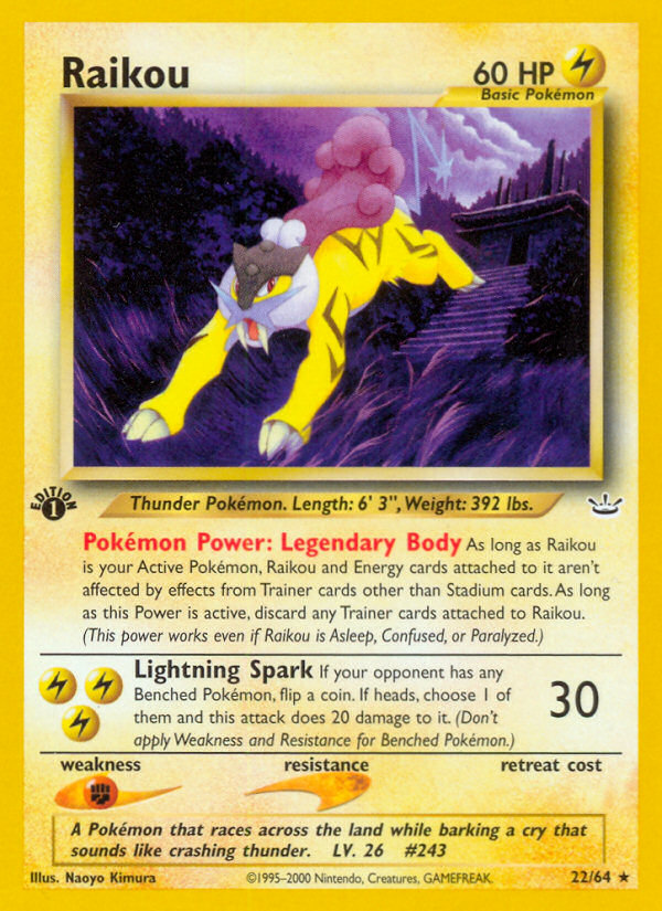 Raikou (22/64) [Neo Revelation 1st Edition] | Jomio and Rueliete's Cards and Comics