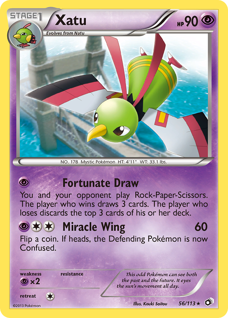 Xatu (56/113) [Black & White: Legendary Treasures] | Jomio and Rueliete's Cards and Comics