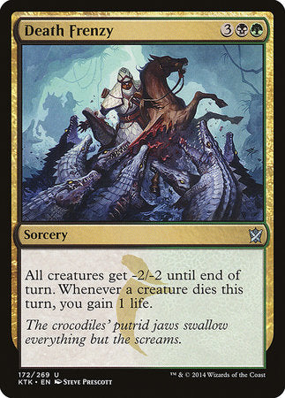 Death Frenzy [Khans of Tarkir] | Jomio and Rueliete's Cards and Comics