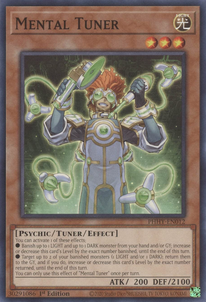 Mental Tuner [PHHY-EN012] Common | Jomio and Rueliete's Cards and Comics