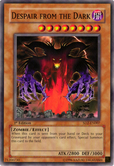 Despair from the Dark [SD2-EN007] Common | Jomio and Rueliete's Cards and Comics