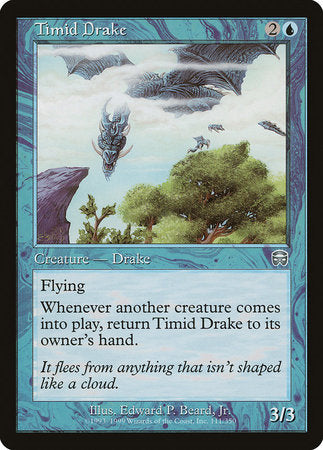 Timid Drake [Mercadian Masques] | Jomio and Rueliete's Cards and Comics