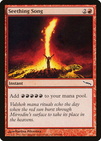 Seething Song [Mirrodin] | Jomio and Rueliete's Cards and Comics