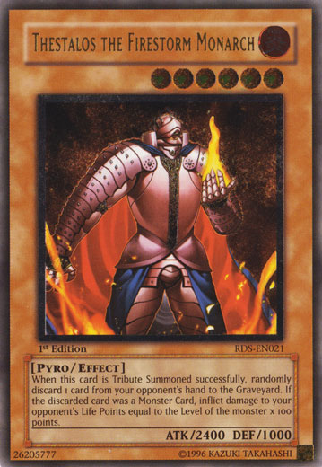 Thestalos the Firestorm Monarch (UTR) [RDS-EN021] Ultimate Rare | Jomio and Rueliete's Cards and Comics