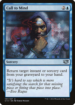 Call to Mind [Commander 2014] | Jomio and Rueliete's Cards and Comics