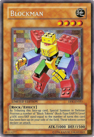 Blockman [DPK-ENSE1] Secret Rare | Jomio and Rueliete's Cards and Comics