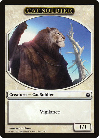 Cat Soldier Token [Born of the Gods Tokens] | Jomio and Rueliete's Cards and Comics