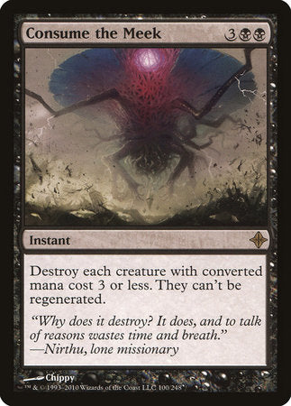Consume the Meek [Rise of the Eldrazi] | Jomio and Rueliete's Cards and Comics