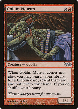 Goblin Matron [Duel Decks: Elves vs. Goblins] | Jomio and Rueliete's Cards and Comics