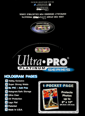 Ultra PRO: Platinum Hologram 1-Pocket Pages - 3-Holes (8" x 10" / 100-Pack) | Jomio and Rueliete's Cards and Comics