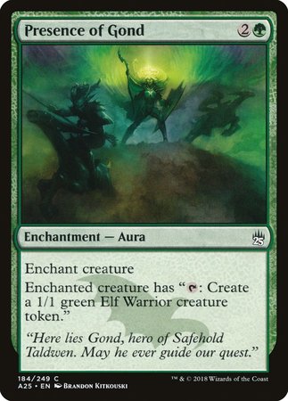 Presence of Gond [Masters 25] | Jomio and Rueliete's Cards and Comics