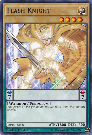 Flash Knight [MP15-EN058] Rare | Jomio and Rueliete's Cards and Comics