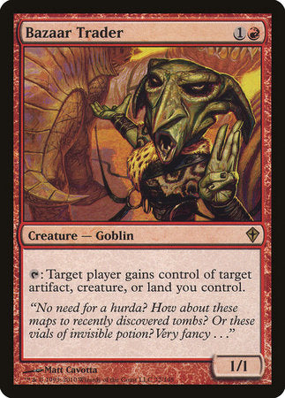 Bazaar Trader [Worldwake] | Jomio and Rueliete's Cards and Comics