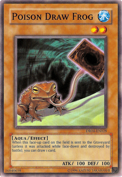 Poison Draw Frog [DR04-EN028] Common | Jomio and Rueliete's Cards and Comics