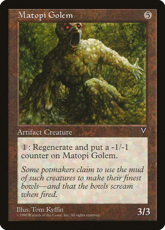 Matopi Golem [Visions] | Jomio and Rueliete's Cards and Comics