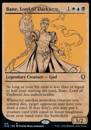 Bane, Lord of Darkness (Showcase) [Commander Legends: Battle for Baldur's Gate] | Jomio and Rueliete's Cards and Comics