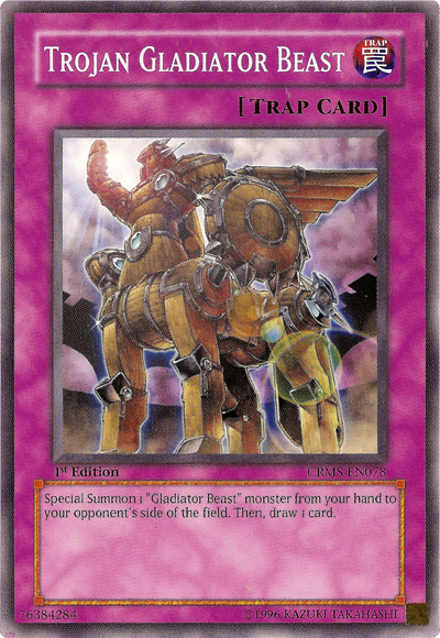Trojan Gladiator Beast [CRMS-EN078] Common | Jomio and Rueliete's Cards and Comics