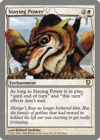 Staying Power [Unhinged] | Jomio and Rueliete's Cards and Comics