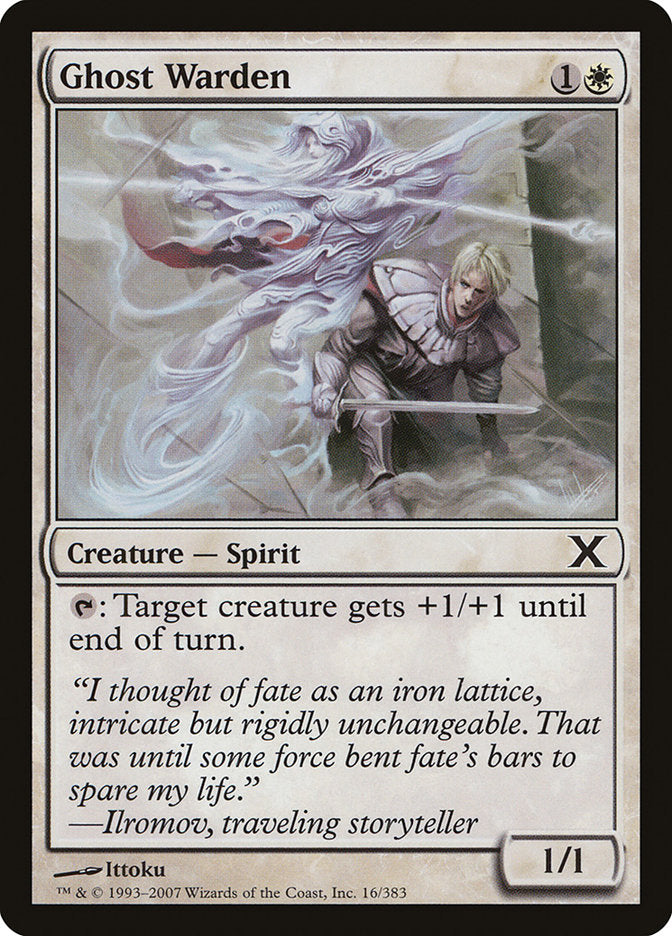 Ghost Warden [Tenth Edition] | Jomio and Rueliete's Cards and Comics