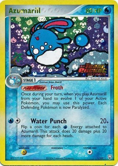 Azumarill (1/109) (Stamped) [EX: Team Rocket Returns] | Jomio and Rueliete's Cards and Comics