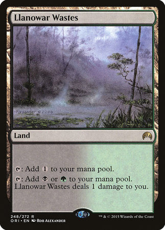 Llanowar Wastes [Magic Origins] | Jomio and Rueliete's Cards and Comics