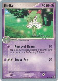 Kirlia (34/109) (Team Rushdown - Kevin Nguyen) [World Championships 2004] | Jomio and Rueliete's Cards and Comics
