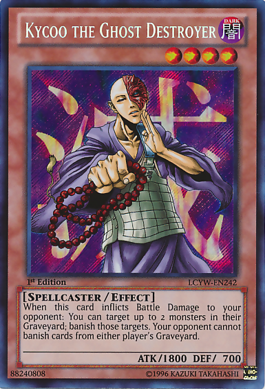 Kycoo the Ghost Destroyer [LCYW-EN242] Secret Rare | Jomio and Rueliete's Cards and Comics