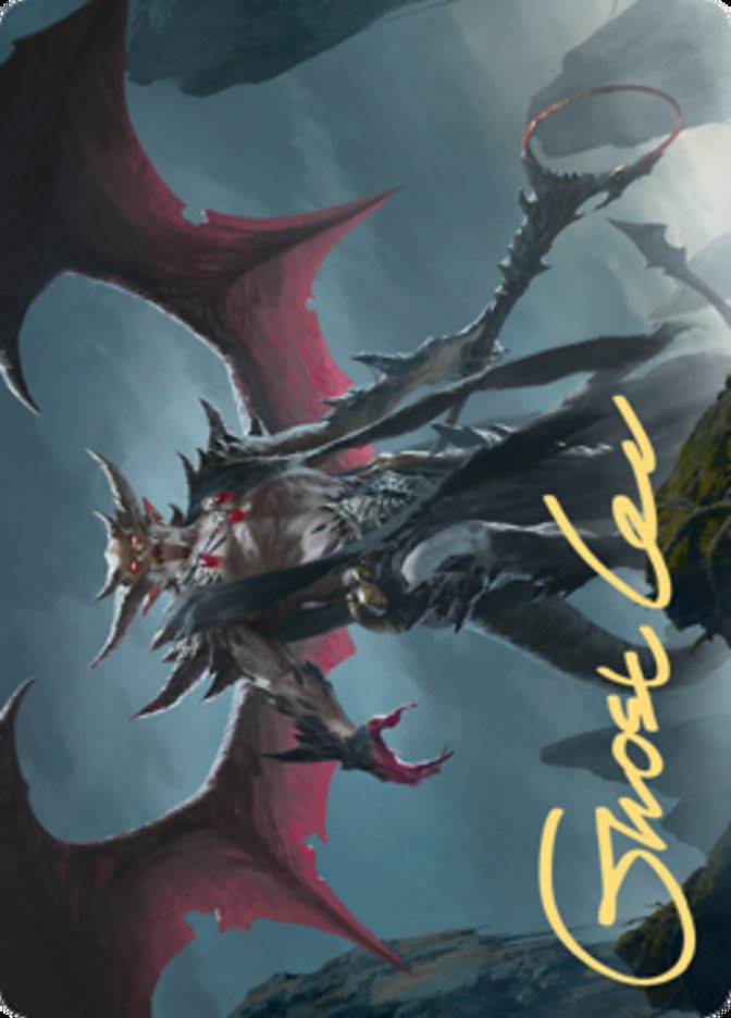Taborax, Hope's Demise Art Card (Gold-Stamped Signature) [Zendikar Rising Art Series] | Jomio and Rueliete's Cards and Comics