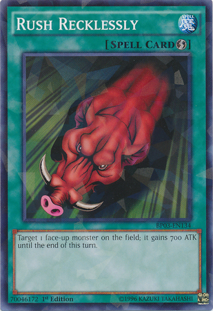 Rush Recklessly (Shatterfoil) [BP03-EN134] Common | Jomio and Rueliete's Cards and Comics