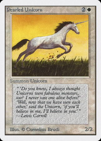Pearled Unicorn [Unlimited Edition] | Jomio and Rueliete's Cards and Comics
